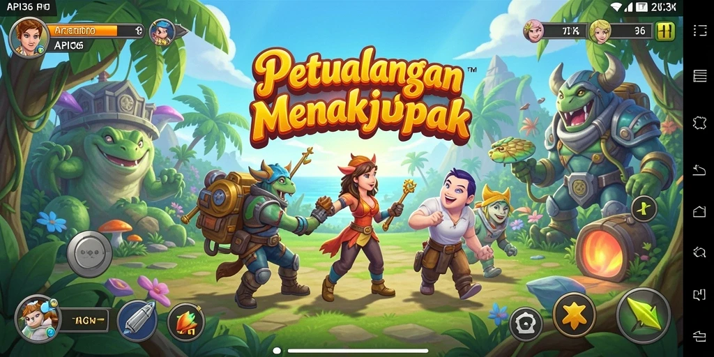 Screenshot gameplay API36 menampilkan aksi seru dan tantangan menarik.