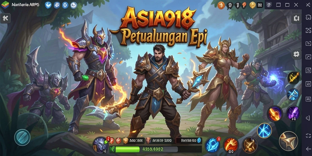 Tangkapan layar menampilkan aksi seru dalam gameplay ARPG.