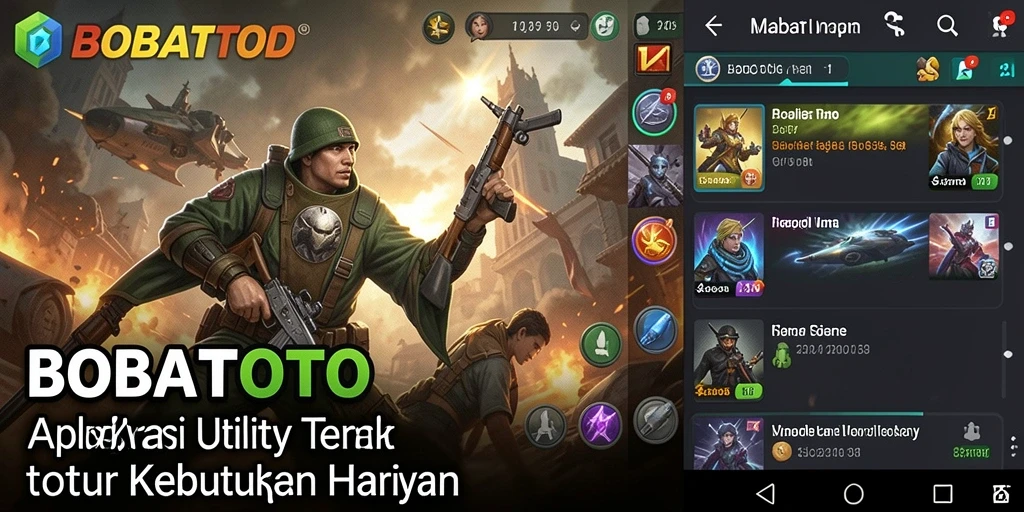 Tampilan antarmuka BOBATOTO yang bersih dan mudah dinavigasi.