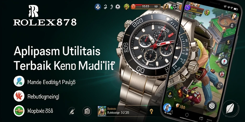 Screenshot utama dari ROLEX878 yang menunjukkan fitur utilitas.