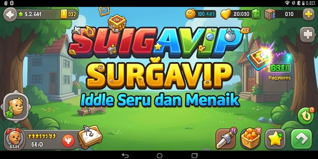 Tampilan gameplay SURGAVIP yang menarik dan penuh warna.