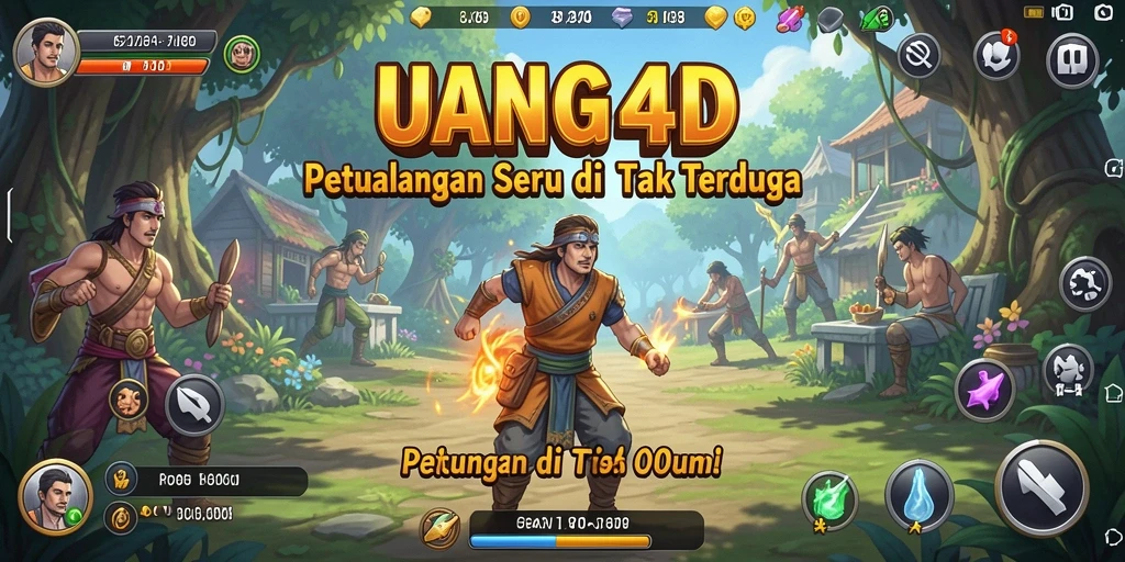 Tampilan gameplay UANG4D yang penuh petualangan dan tantangan.