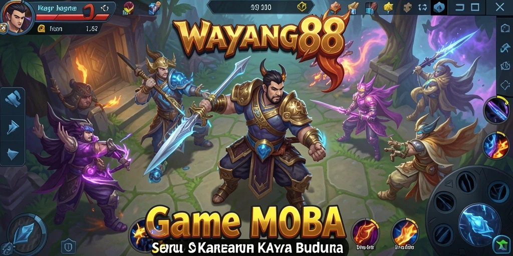 Gameplay seru dengan karakter wayang yang menarik.